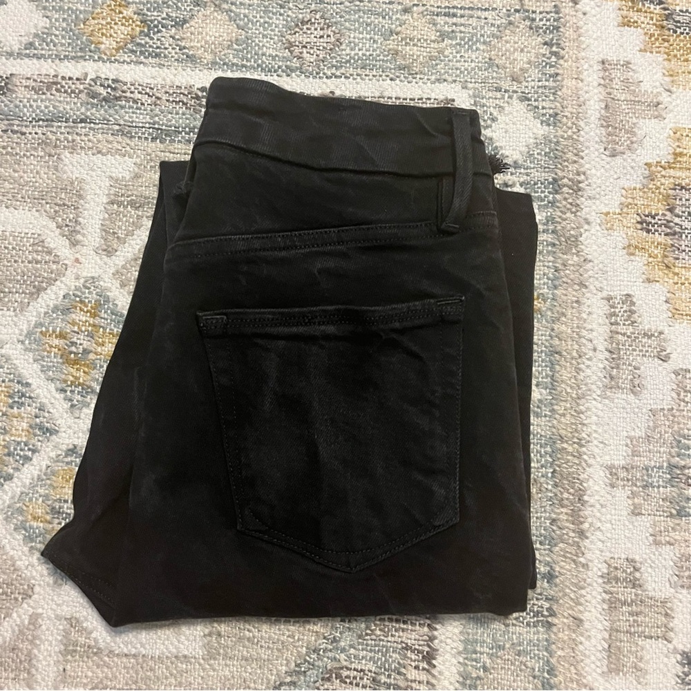 Good American Good Boy Straight Black Jeans Size 8/29
